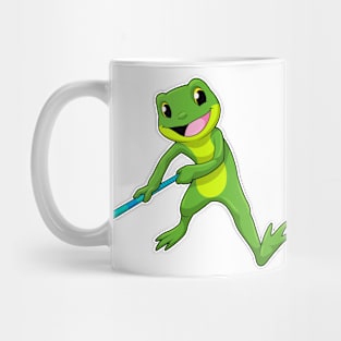 Frog at Hockey with Hockey bat Mug